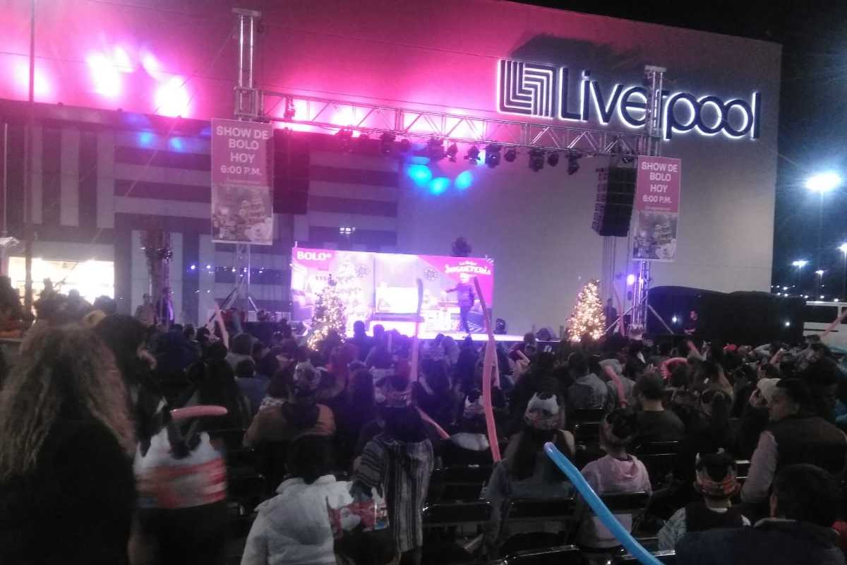 Realizan Show Navideño en Liverpool Zacatecas