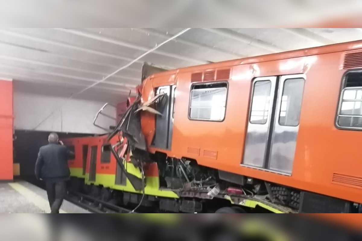 Se registró un choque entre trenes en la Línea 3 del Sistema de Transporte Colectivo (STC) Metro de la Ciudad de México.