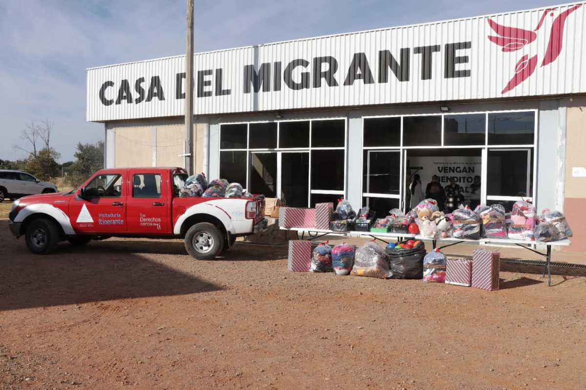 CDHEZ realizó entrega de apoyos humanitarios a la Casa del Migrante “Sembrando Esperanza”. Así como , a migrantes albergados en la Estación Migratoria del Instituto Nacional de Migración (INM).