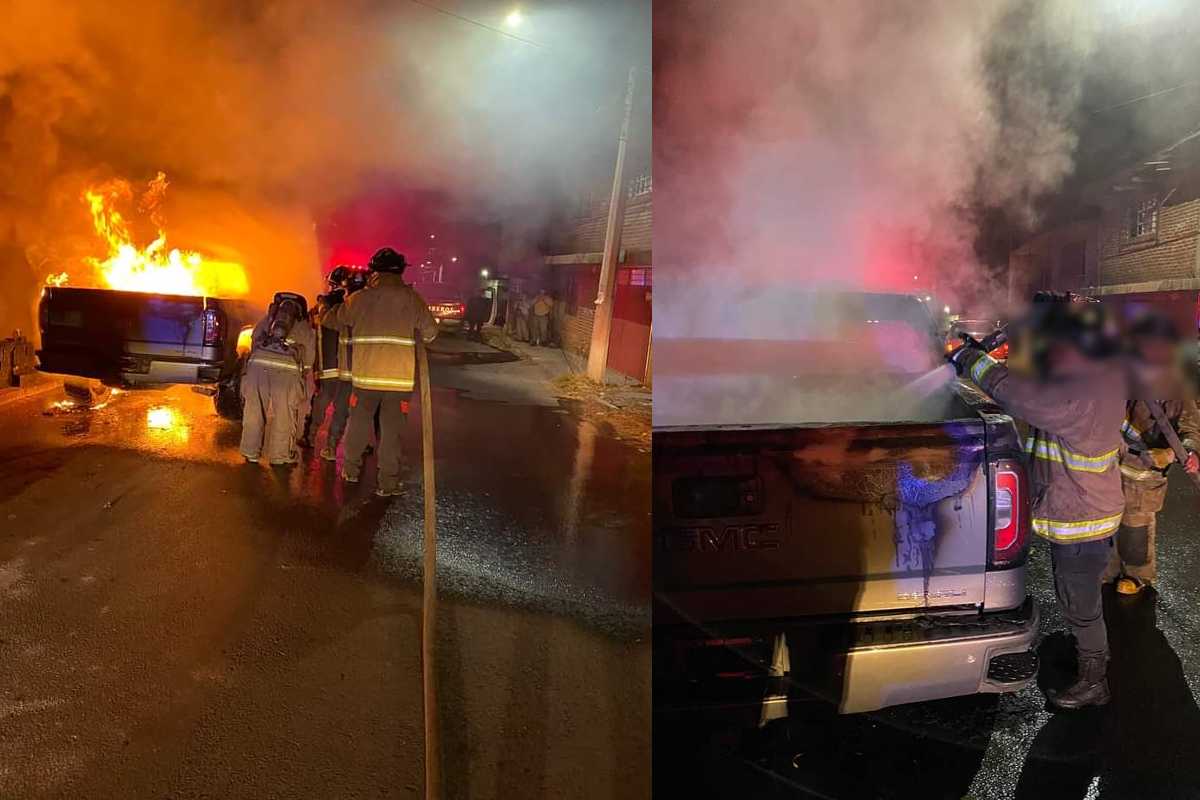 Incendian camioneta en el Orito