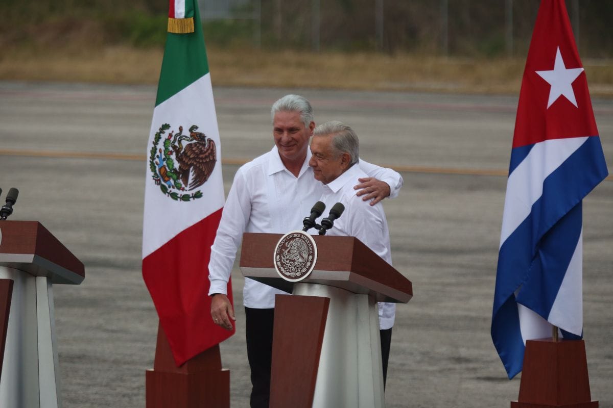 El presidente Andrés Manuel López Obrador adelantó que su gobierno encabezará acciones a favor de Cuba