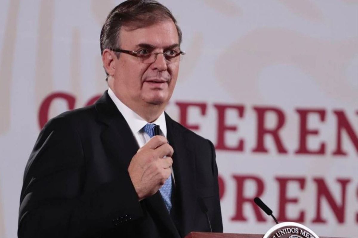 El secretario de Relaciones Exteriores, Marcelo Ebrard; anunció un primer ensayo clínico de terapia celular contra el cáncer en México