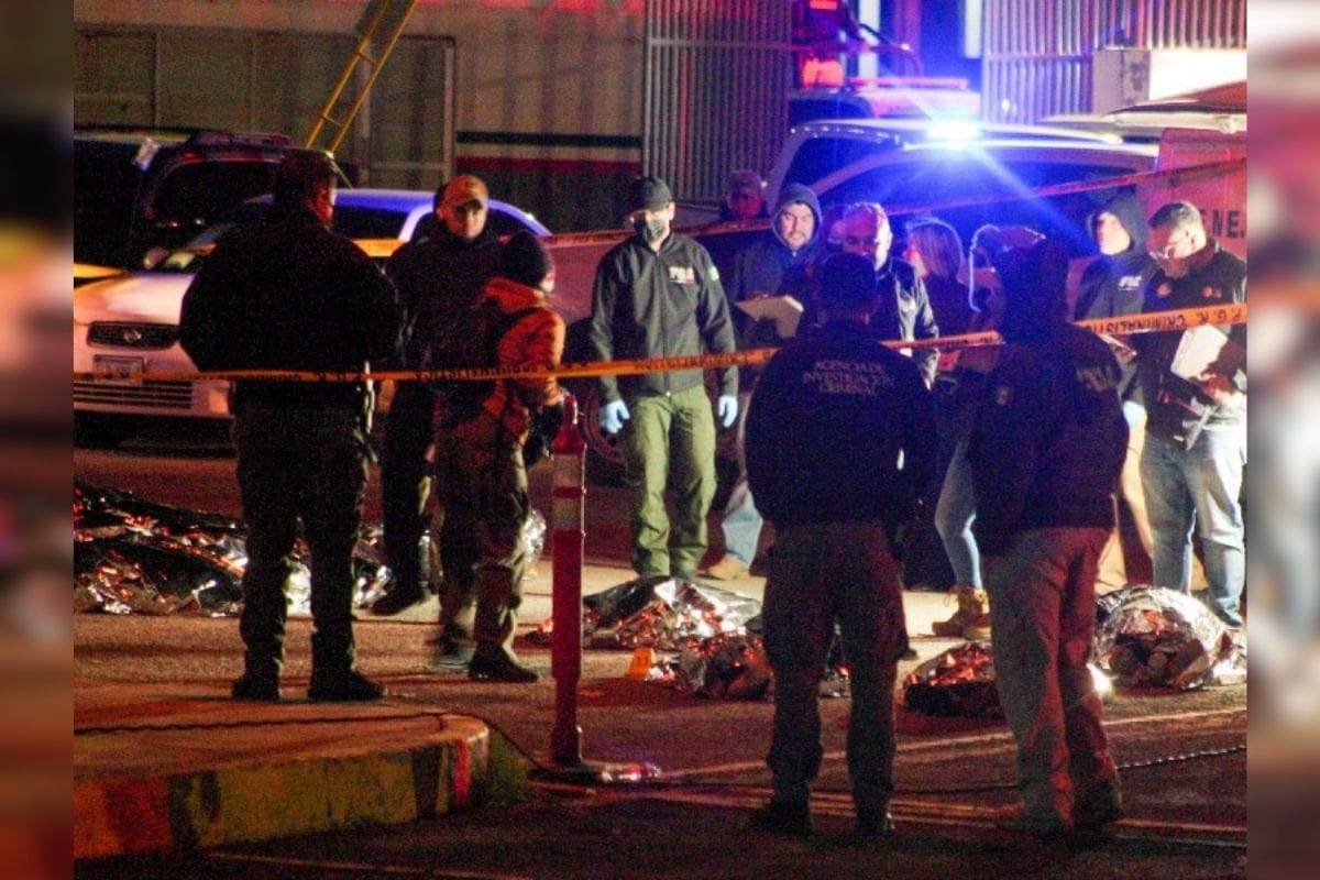 En un comunicado, el Instituto Nacional de Migración (INM) precisó que son 38 y no 40 los migrantes muertos durante el incendio registrado la noche de este lunes en la estancia ubicada en Ciudad Juárez.