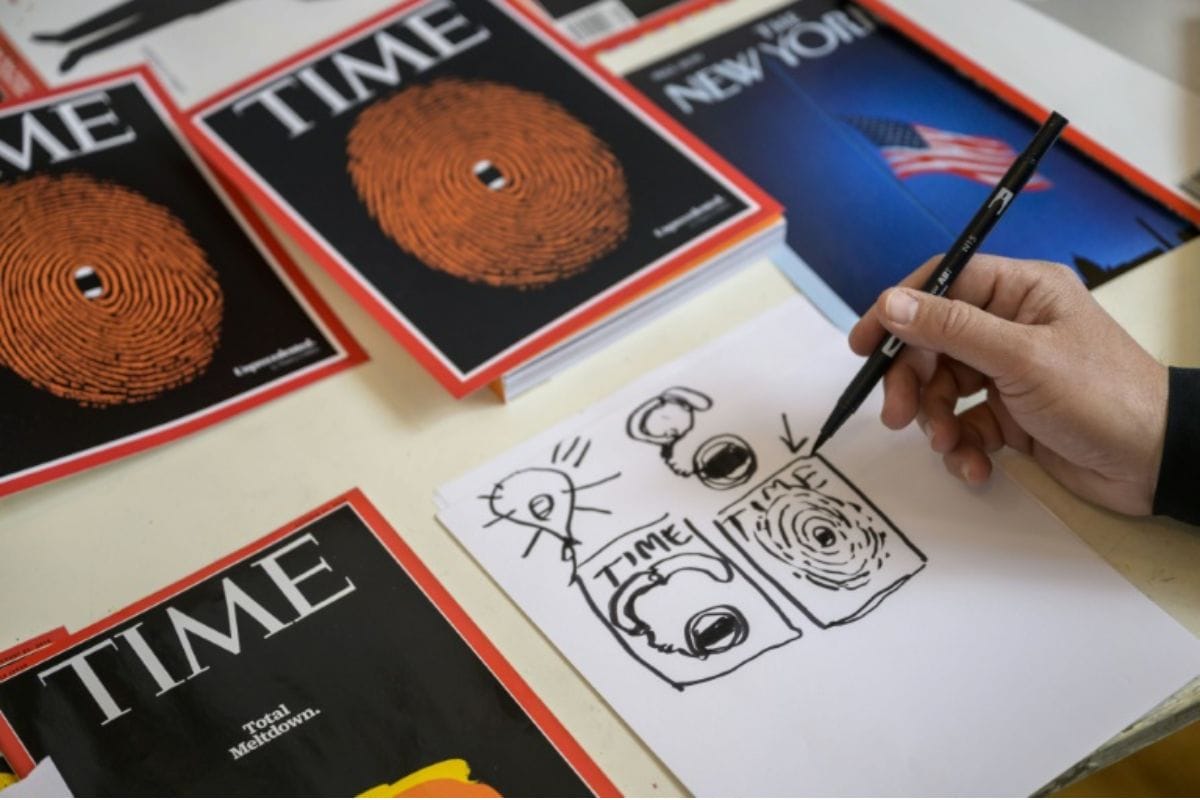 Las ilustraciones de Edel Rodríguez sobre Donald Trump han sido portada de grandes publicaciones como Time y Der Spiegel.