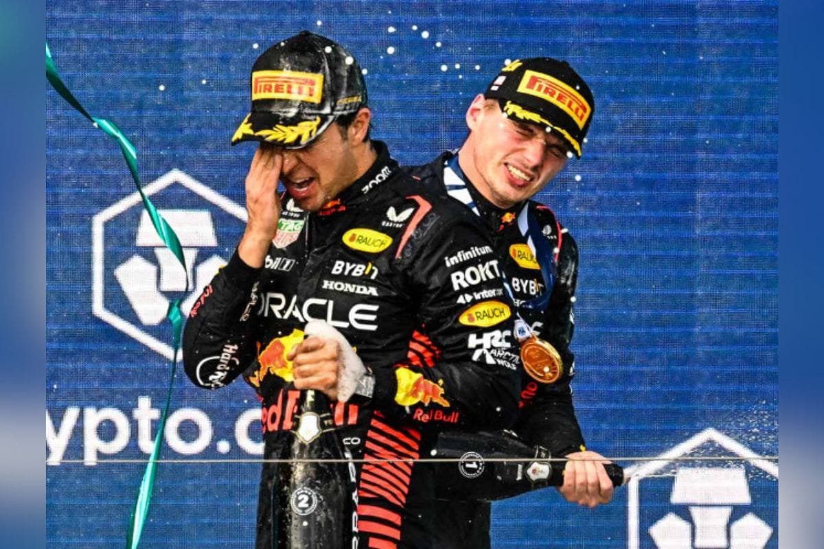 Sergio ‘Checo’ Pérez defiende a su coequipero en Red Bull, Max Verstappen.