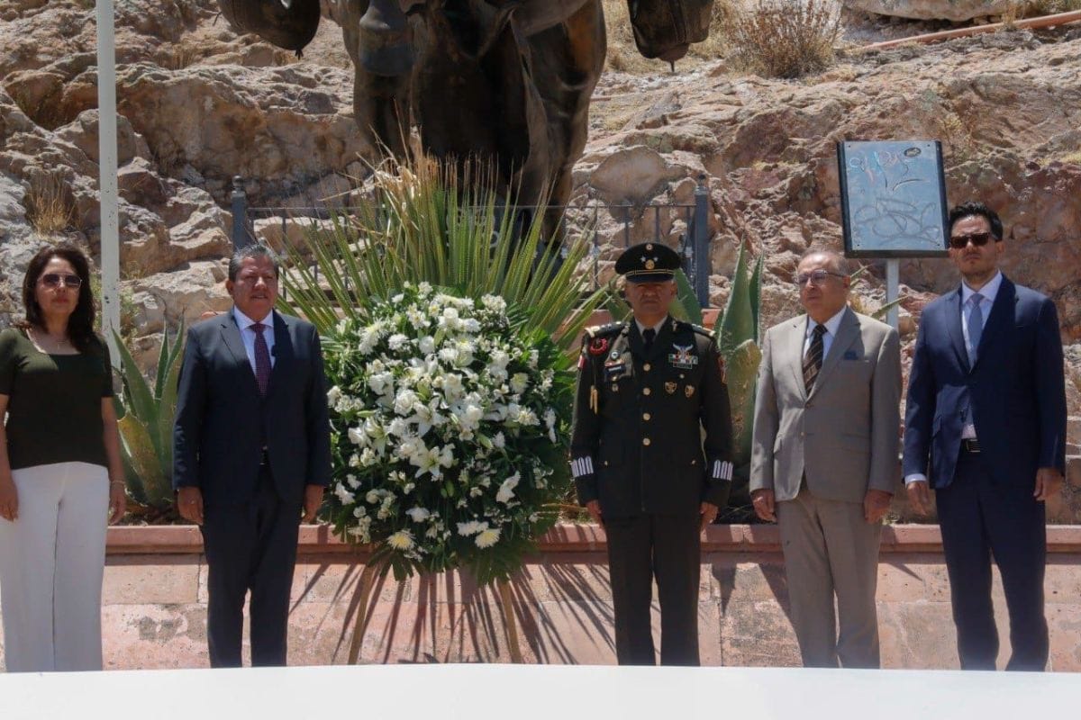 Se conmemoró el CIX aniversario de la Toma de Zacatecas; y se entregó la medalla al Mérito de Investigación Histórica de la Revolución Mexicana 2023.