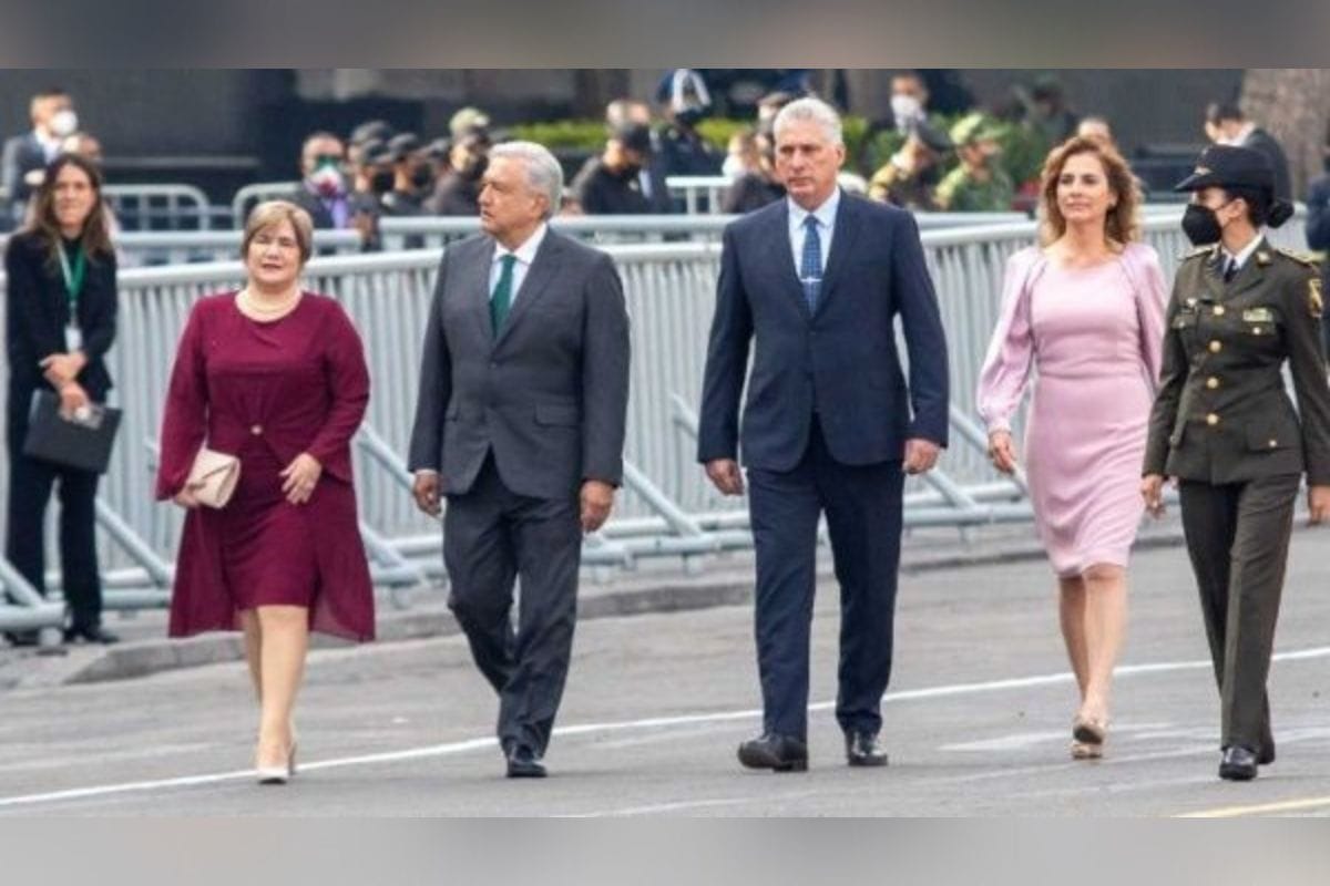El 16 de septiembre del 2021, el presidente Miguel Díaz-Canel arribó a México para celebrar, junto a López Obrador; el desfile militar con motivo del 211 aniversario de la Independencia.