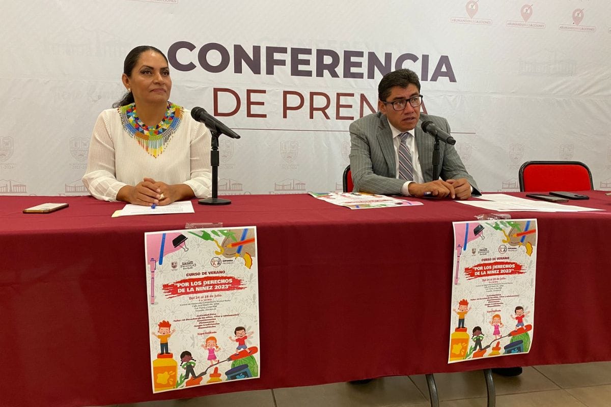 Dolores Moreira Coronel, directora del Sipinna, anunció los cursos de verano, denominados Los Derechos de la Niñez 2023.