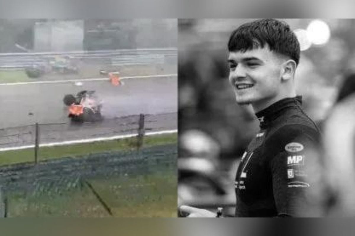 Dilano van’t Hoff murió después de un choque en cadena cuando su vehículo quedó perpendicular a la pista; y al instante otro automóvil que venía a muy alta velocidad lo impactó.