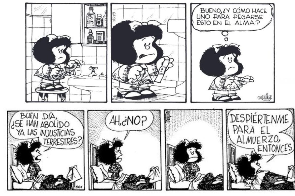 Mafalda es uno de los personajes más famosos en Argentina. El humorista gráfico e historietista Joaquín Salvador Lavado; más conocido como Quino la creó en 1964.