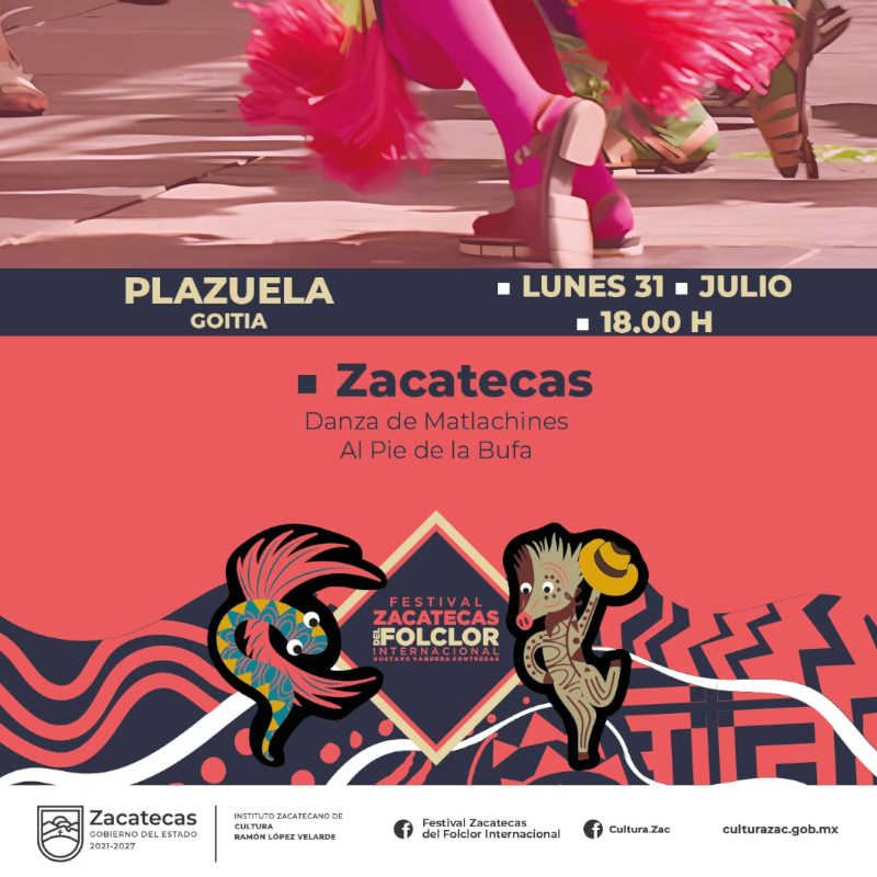 Festival Zacatecas del Folclor Internacional 2023: Conoce las actividades de este lunes