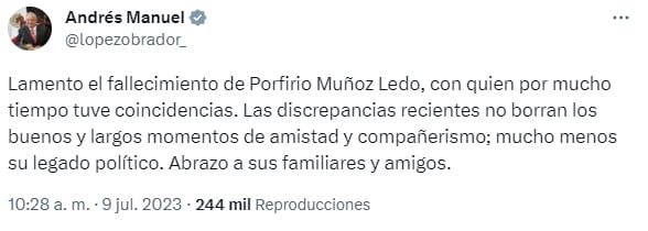 Muere Porfirio Muñoz Ledo a los 89 años 3