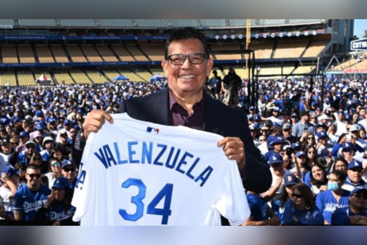 La ceremonia para el retiro del número ‘34’ que Fernando Valenzuela utilizó durante poco más de una década con los Dodgers de Los Ángeles