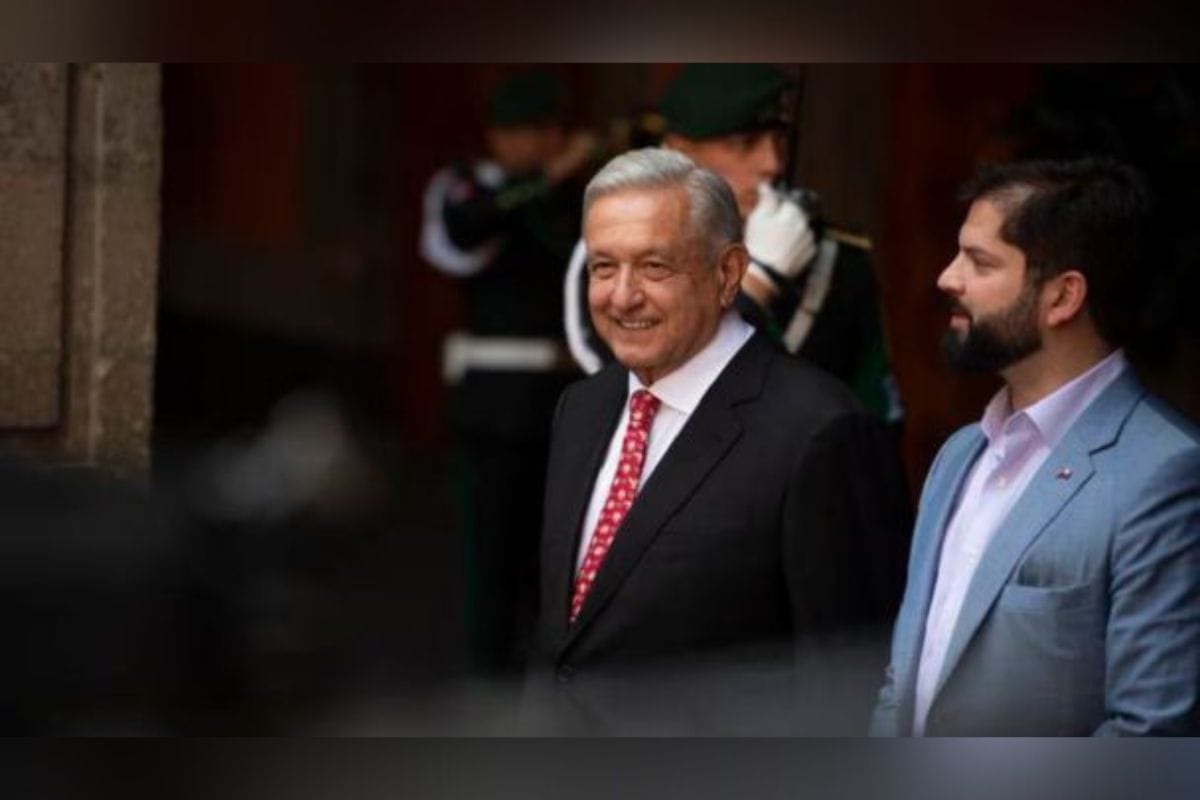 Este domingo, el presidente de Chile, Gabriel Boric recibió al presidente Andrés Manuel López Obrador, en visita oficial.