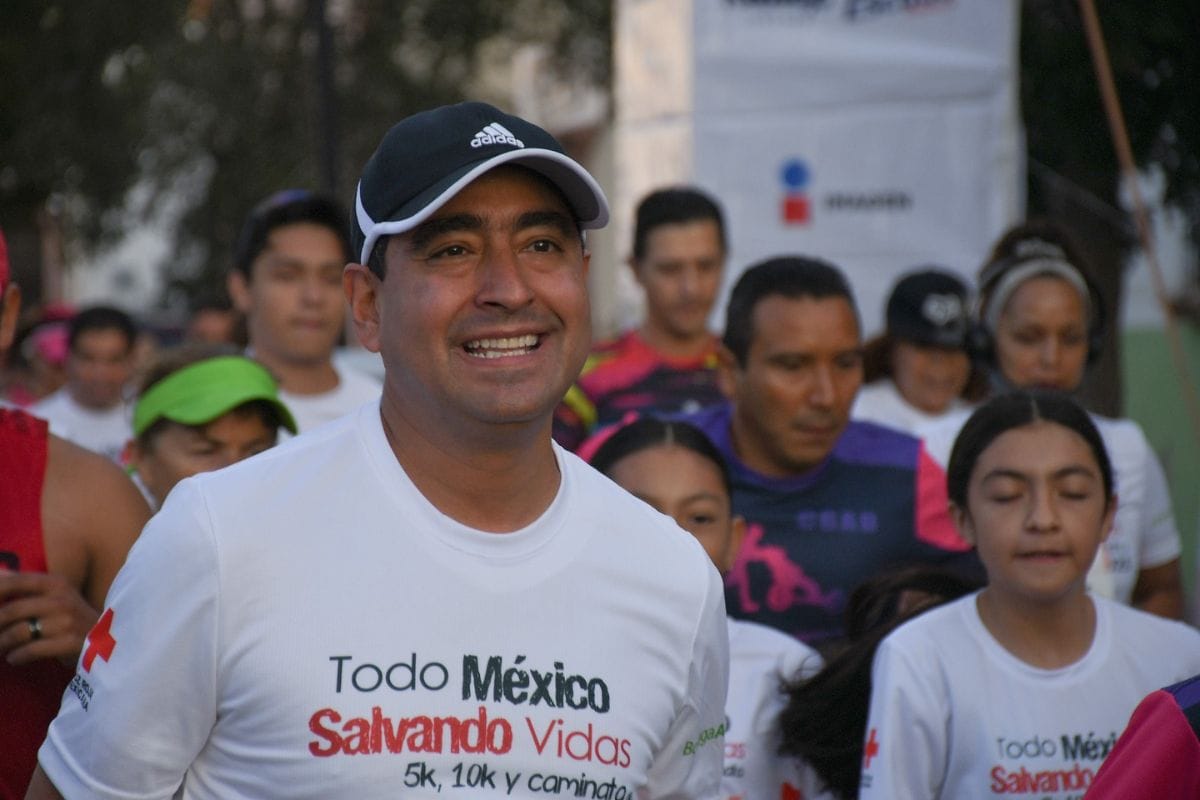 José Saldívar Alcalde; participó en la Cuarta Edición de la Carrera Nacional de la Cruz Roja Mexicana, denominada 'Todo México salvando vidas'.