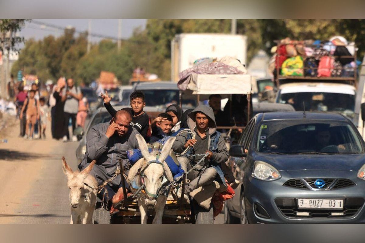 Después de que el jueves el ejército israelí diera 24 horas para evacuar el norte de la Franja de Gaza.