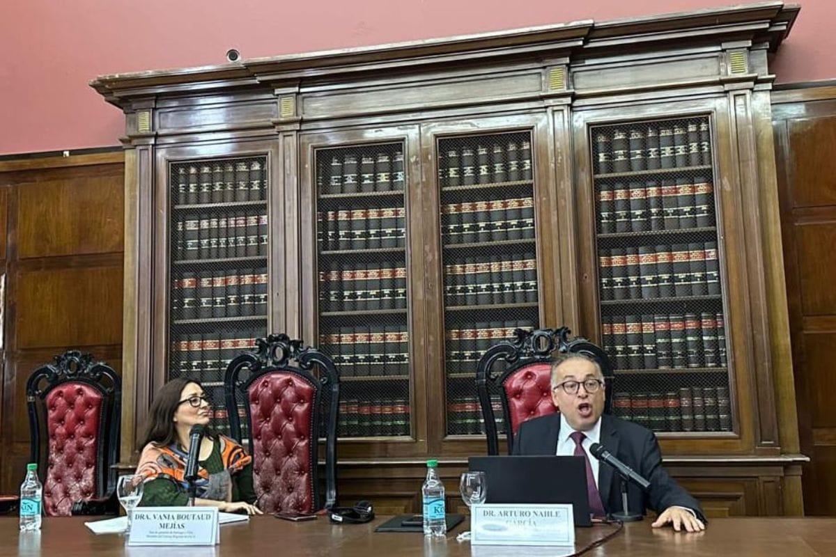 El Magistrado Arturo Nahle García; Presidente del Tribunal Superior de Justicia del Estado de Zacatecas y representante de México.