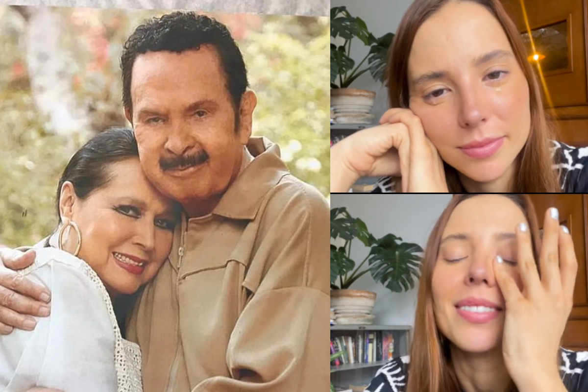 Majo Aguilar llora con video de Antonio Aguilar y Flor Silvestre