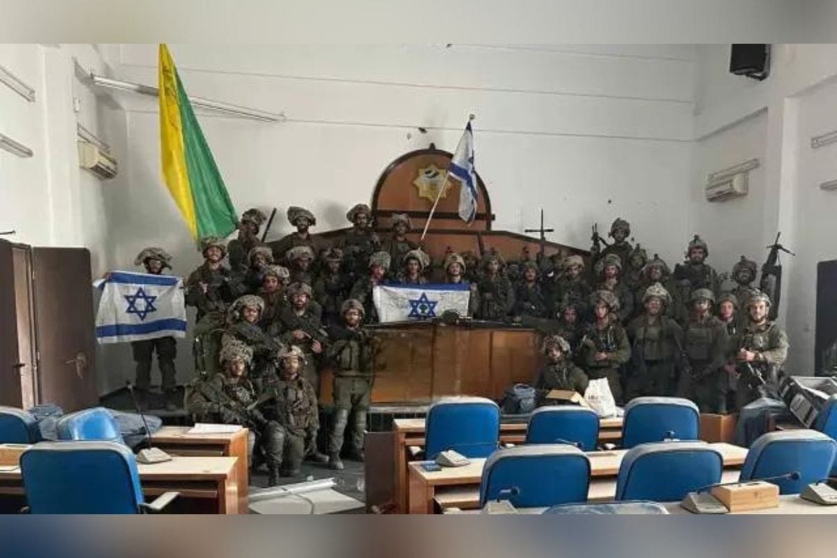 Las Fuerzas de Israel (FDI) se han apoderado de las instituciones gubernamentales de Hamás; que se utilizan con fines militares.