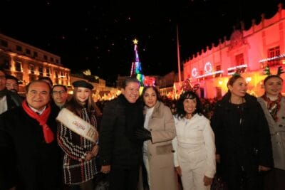 Festival Navideño “Celebremos con Alegría”: Es inaugurado en Zacatecas. | Foto: Cortesía.