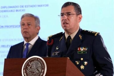 El subsecretario de Seguridad Pública, Rodríguez Bucio; expuso el caso del recién detenido “El Nini”, quien no fue extraditado a los EU. | Foto: Cortesía.