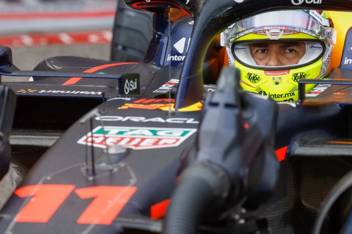 Sergio "Checo" Pérez se molestó por la sanción que se le impuso durante el Gran Premio de Abu Dhabi 2023.