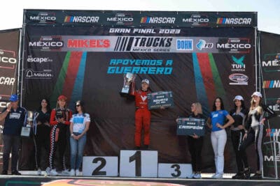 Mateo Girón es el campeón en novatos de Trucks México Series