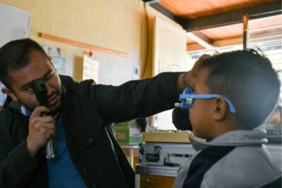 Realizan campaña de salud visual en instituciones educativas de Guadalupe